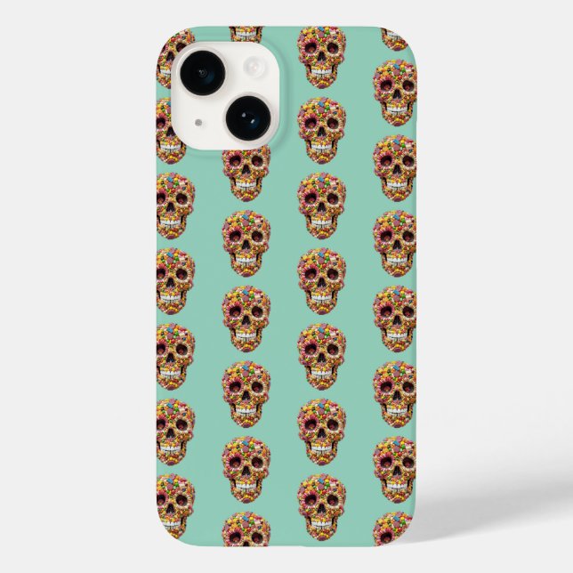 Sweet Skulls Case-Mate iPhone Case (Back)