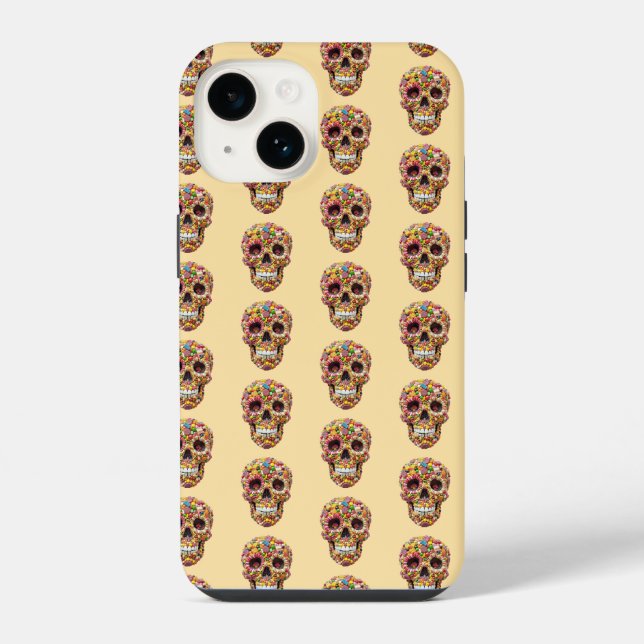 Sweet Skulls iPhone Case (Back)