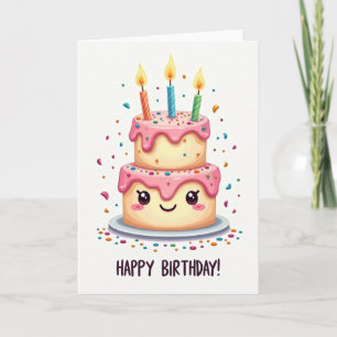 Sweet Smiling Cake Card