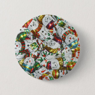Sweet Snowmen button