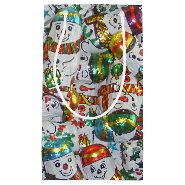 Sweet Snowmen gift bag small (Front)