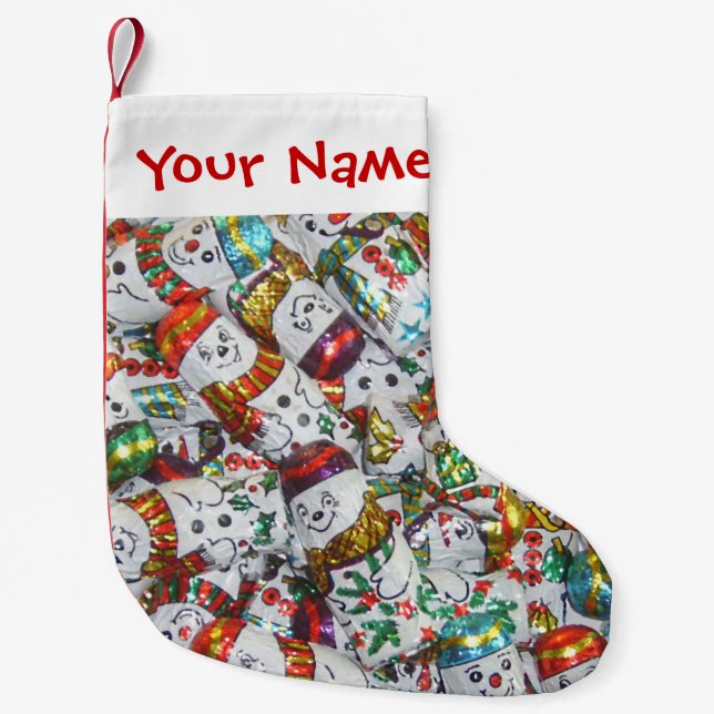 Sweet Snowmen Name stocking (Front)
