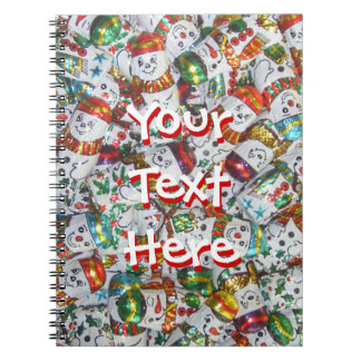 Sweet Snowmen Text notebook