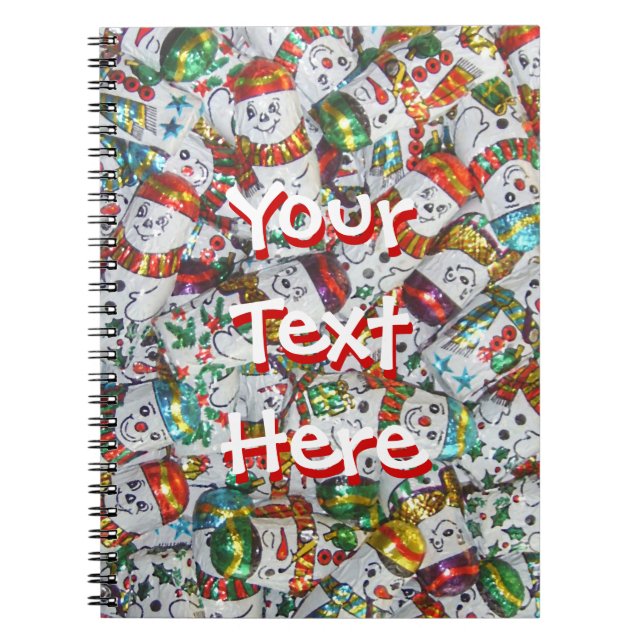 Sweet Snowmen Text notebook (Front)
