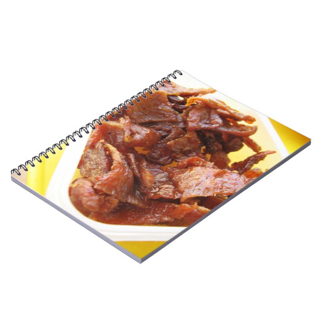 Sweet & Sour Dried Ham [Muu Wan] Spiral Notebook (Left Side)