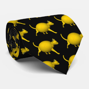 Sweet-sour Lemoncat Tie