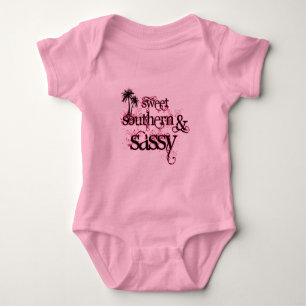 Sweet,Southern and Sassy Baby Bodysuit