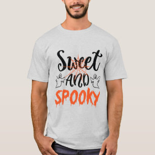 Sweet Spooky Ghosts Men's Halloween T-shirt