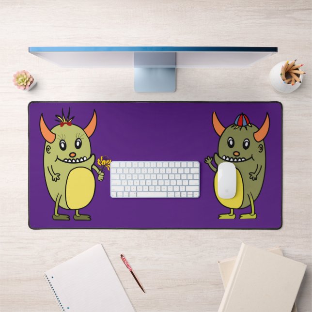 Sweet spooky Monster Desk Mat (Office 1)