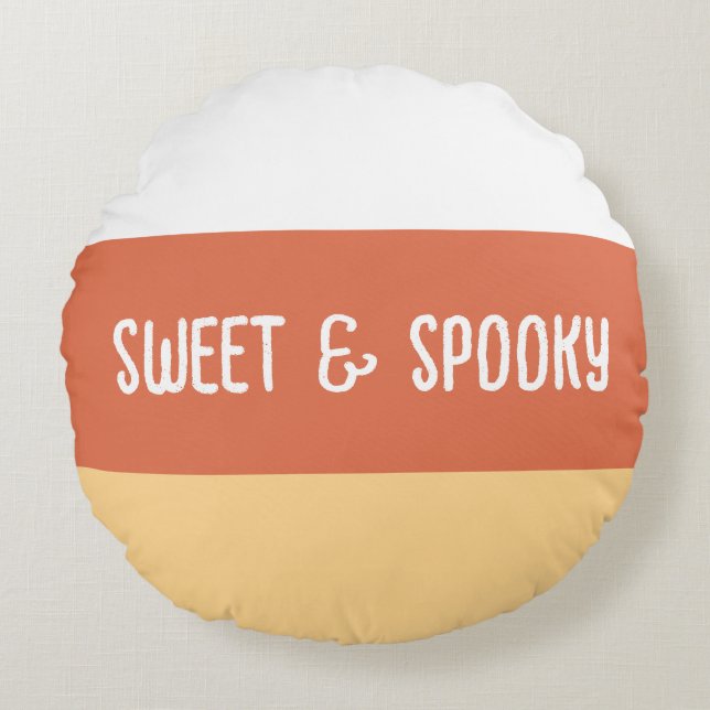 Sweet & Spooky Round Cushion (Front)