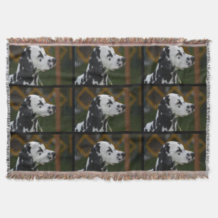 Sweet Spotted Dalmatian Throw Blanket