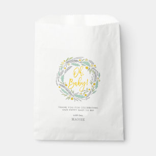 Sweet Sprigs Gender Neutral Baby Favour Bag