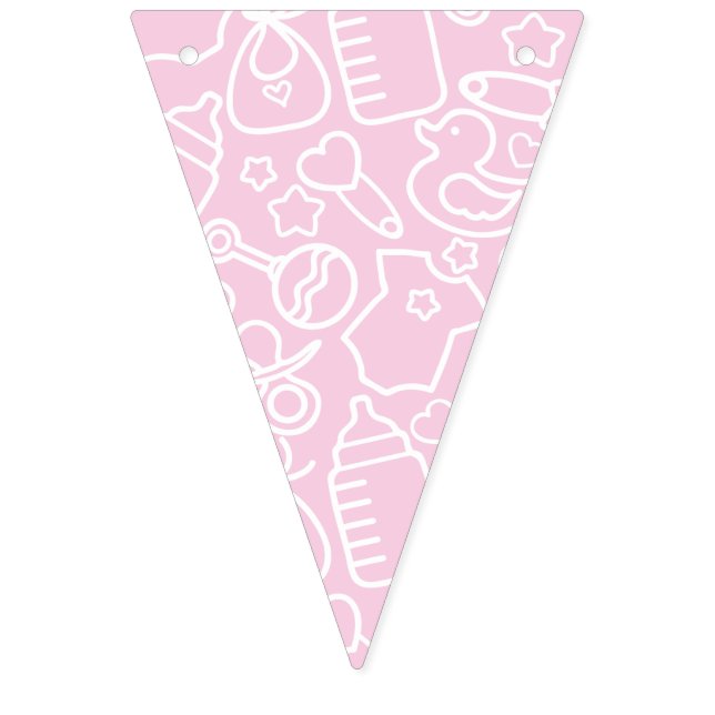Sweet Sprinkles Pink Bunting (First Flag)
