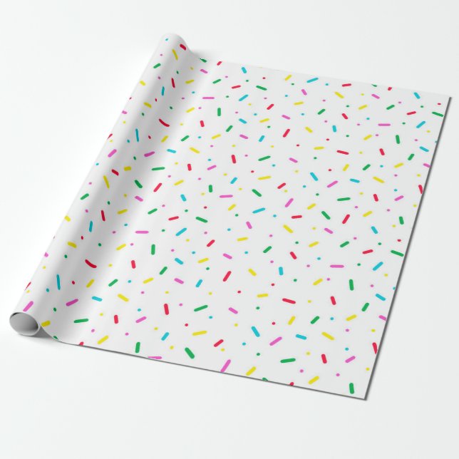 Sweet sprinkles wrapping paper (Unrolled)