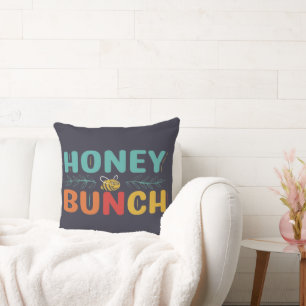 Sweet Squad Goals - "Honey Bunch" Multicolor Tee Cushion
