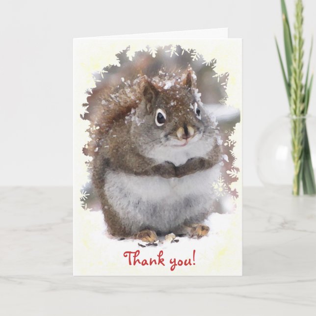 Sweet Squirrel Thank You (Front)