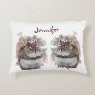 Sweet Squirrels Accent Pillow
