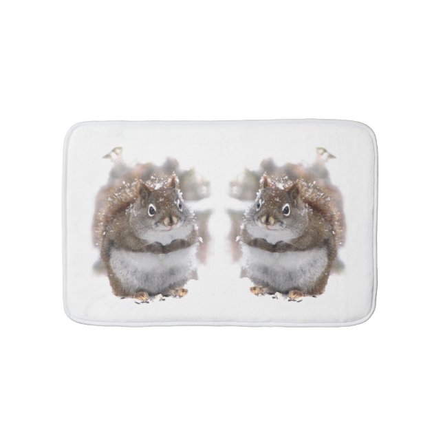 Sweet Squirrels Animal Bath Mats (Front)