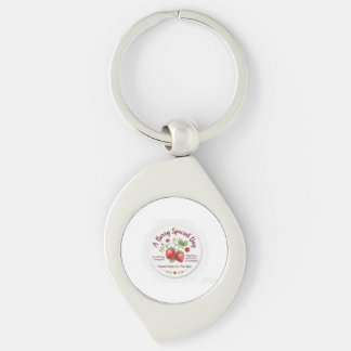 Sweet Strawberry Baby Shower & First Birthday Key Ring