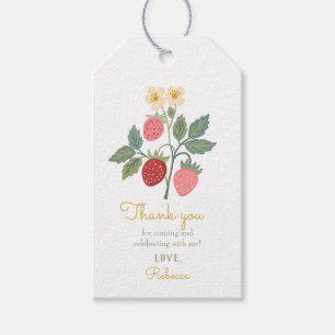 Sweet Strawberry Bouquet Gift Tags