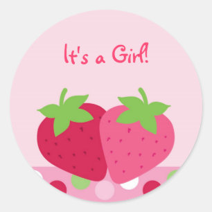 Sweet Strawberry Stickers Envelope Seals