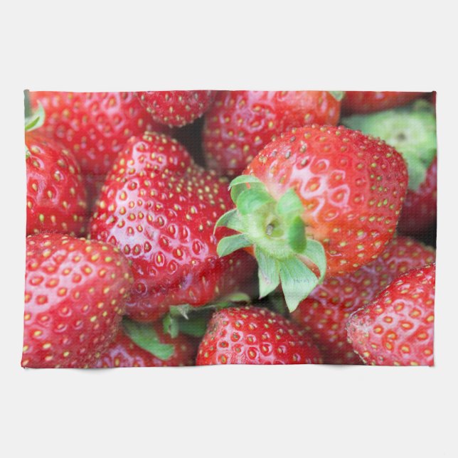 Sweet Strawberry Tea Towel (Horizontal)