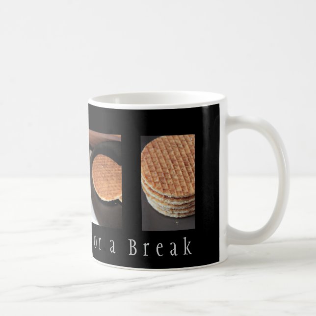 Sweet Stroopwafel Piano Mug — Gift for Dad (Right)