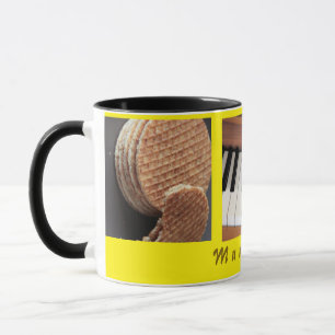 Sweet Stroopwafel Piano Mug — Gift for Mum