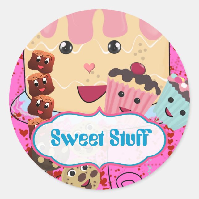 Sweet Stuff Cake Sticker (Front)