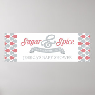 SWEET Sugar and Spice Baby Shower Poster