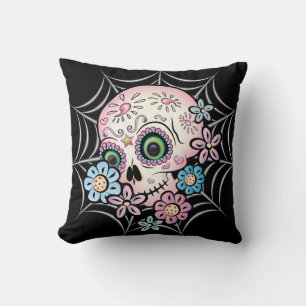 Sweet Sugar Skull Cushion