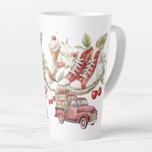 Sweet Summer Cherries Latte Mug