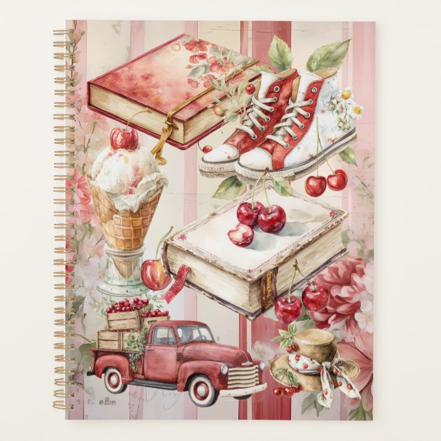 Sweet Summer Cherries Planner (Front)