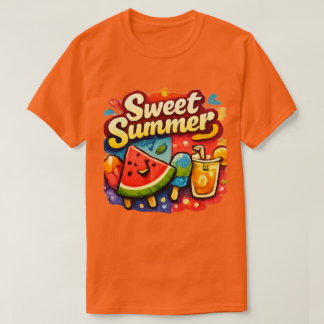 Sweet Summer – Cute Sunshine Graphic Tee 