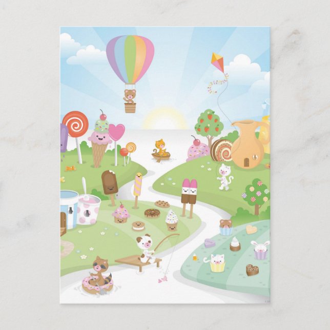 Sweet summer paradise! postcard (Front)