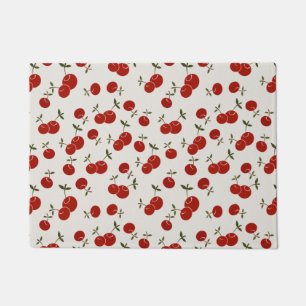Sweet Summer Red Cherries Garden  Doormat