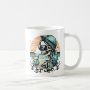 Sweet Summer - Skeleton Beach Vibe Coffee Mug
