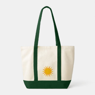 Sweet Summer Sun Graphic White Tote Bag Cute bag
