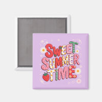 Sweet Summer Time Coquette Strawberry Retro Beach 