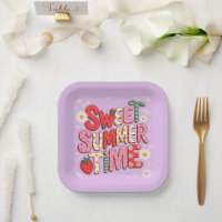 Sweet Summer Time Coquette Strawberry Retro Beach