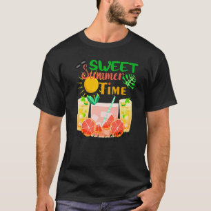 Sweet Summer Time Last Day Of School Lunch Lady Of T-Shirt
