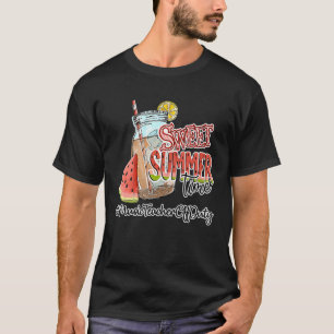 Sweet Summer Time Music Teacher Off Duty Last Day T-Shirt