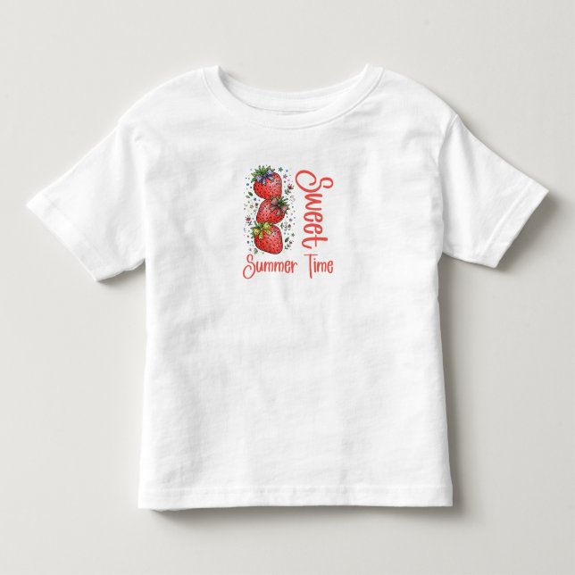 Sweet Summer Time Toddler T-Shirt (Front)