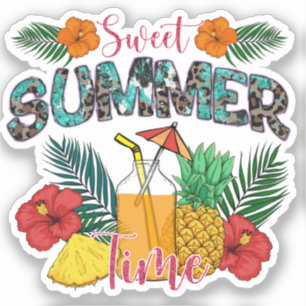Sweet Summer Time   Tropical Fruits & Floral