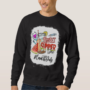 Sweet Summer Time Watermelon Cma Life Nurse Nursi Sweatshirt