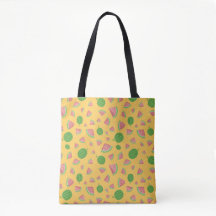 Sweet Summer Watermelon Pattern Tote Bag