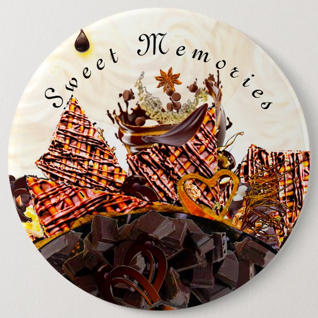 SWEET SUN DAY! :) 6 CM ROUND BADGE (Front)