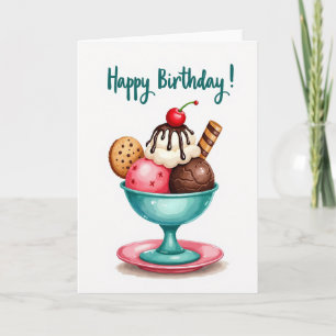 Sweet Sundae Birthday Card