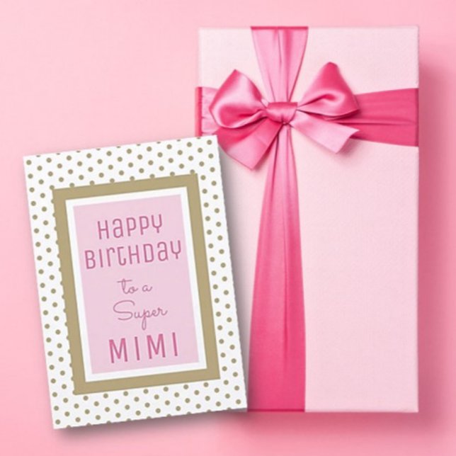 Sweet! Super Mimi Birthday card (Creator Uploaded)