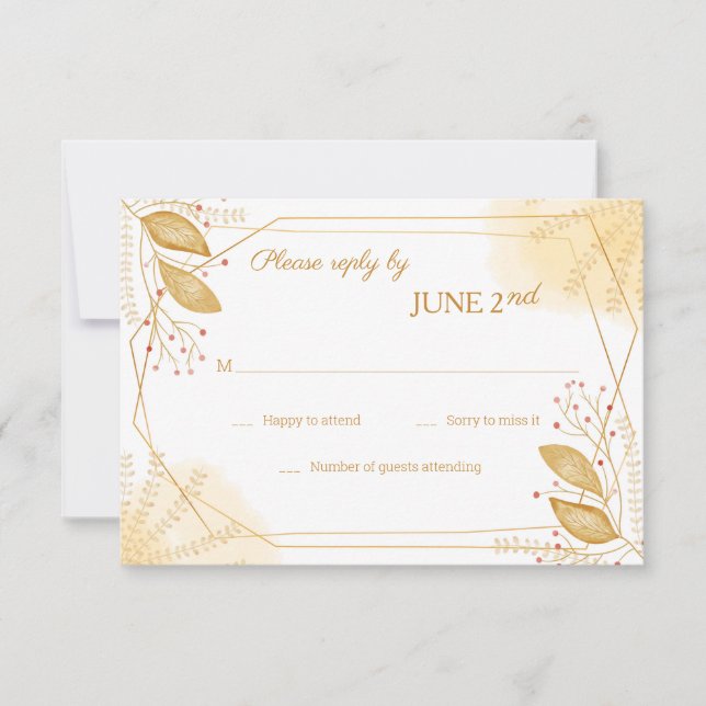 Sweet Surrender RSVP Cards (Front)